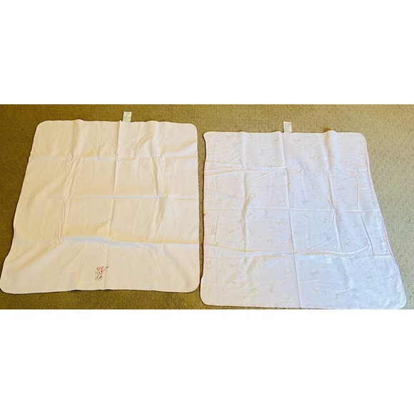 Disney Winnie‎ the Pooh Piglet Baby Blanket Cotton Flannel Receiving Pink Set - Picture 4 of 4